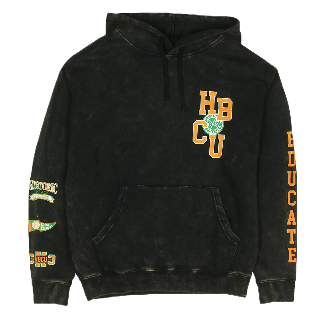 New Arrivals Cross Colours X HBCU Educate Pullover Hoodie - Black Mineral 3 New Arrivals Cross Colours X HBCU Educate Pullover Hoodie - Black Mineral