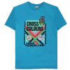 Cross Colours Love Your Life T Shirt - Blue New Arrivals