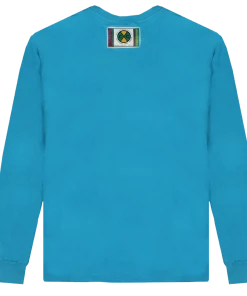 Cross Colours Love Your Life LS T-Shirt - Blue New Arrivals