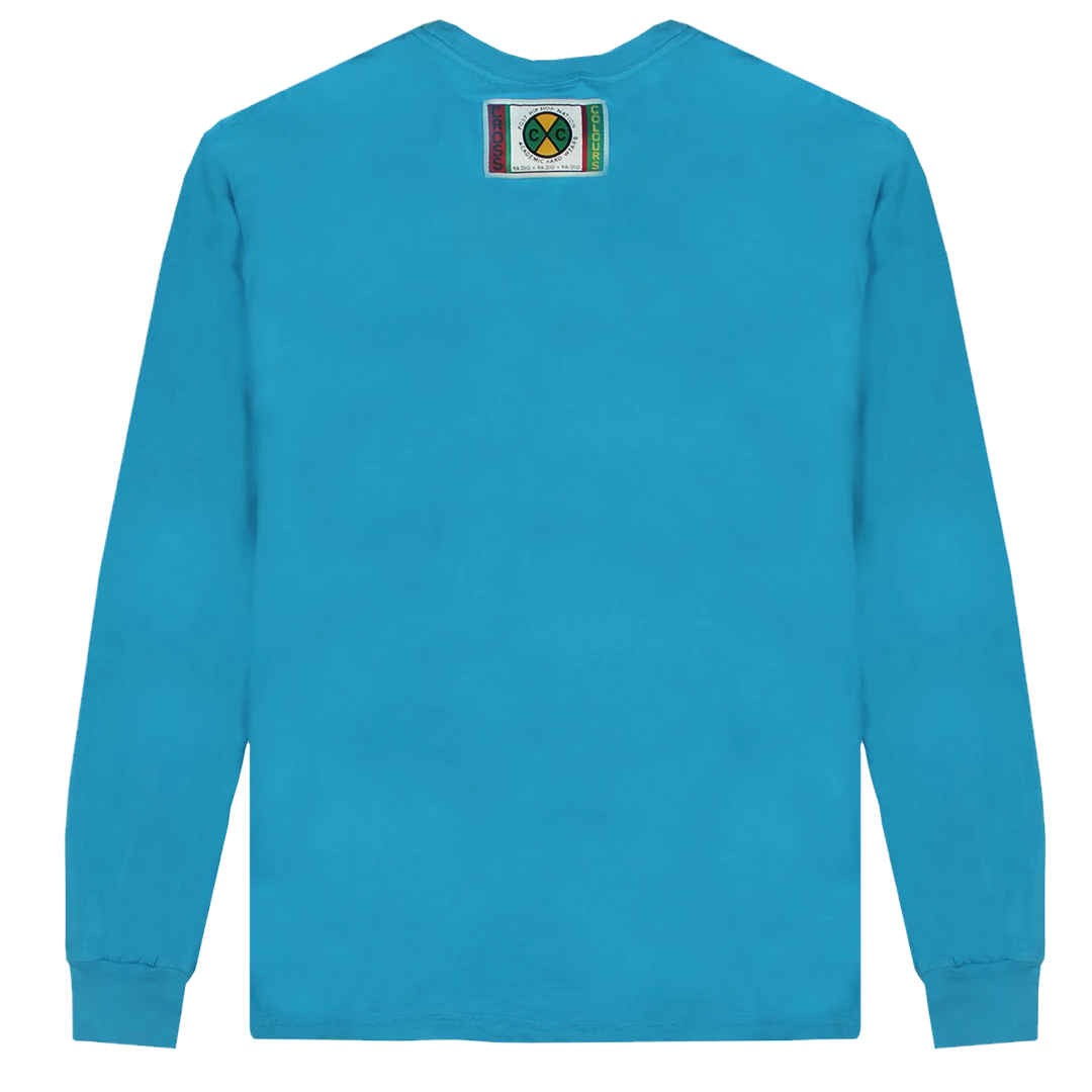 Cross Colours Love Your Life LS T-Shirt - Blue New Arrivals 4 Cross Colours Love Your Life LS T-Shirt - Blue New Arrivals