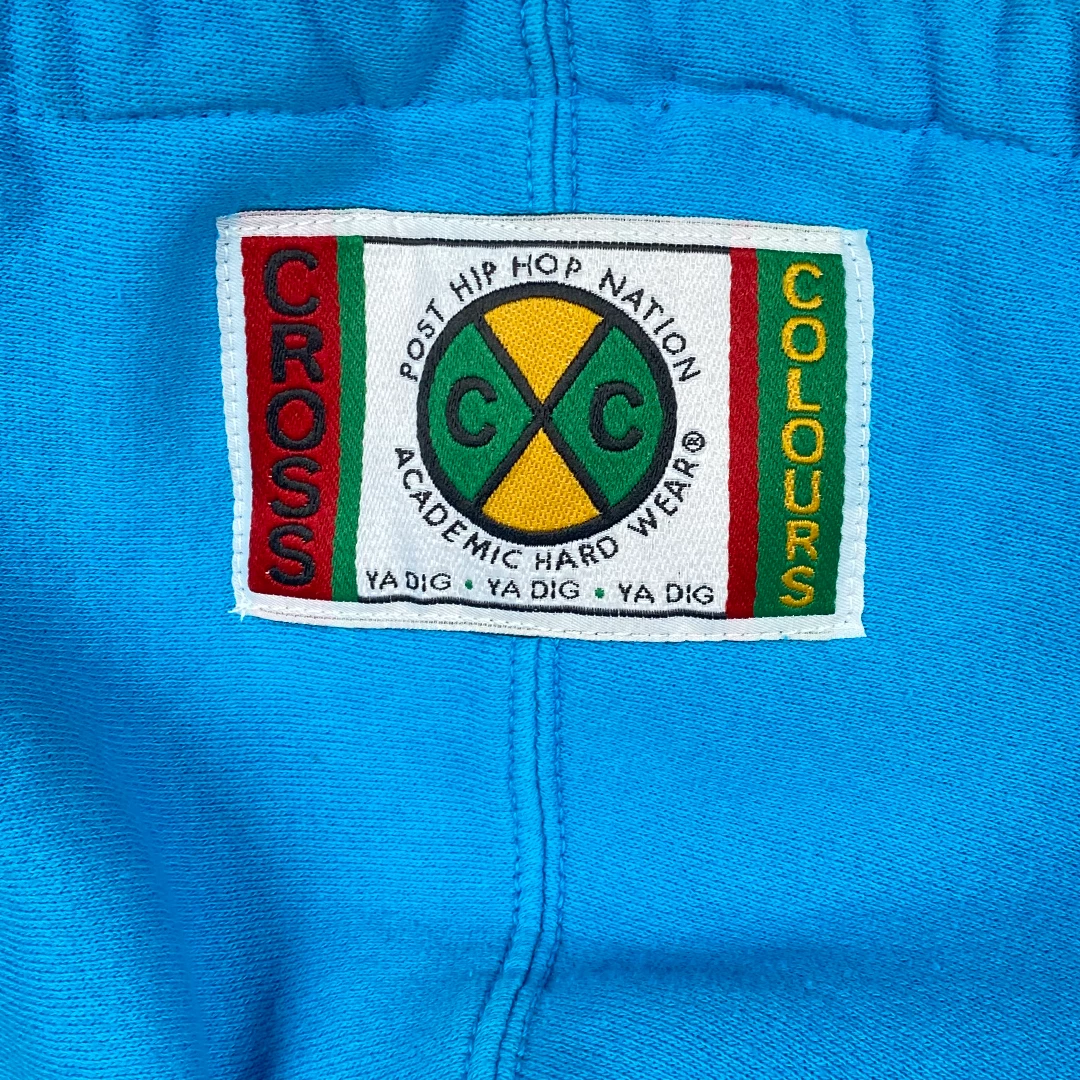 New Arrivals Cross Colours Love Your Life Hoodie - Blue 5 New Arrivals Cross Colours Love Your Life Hoodie - Blue