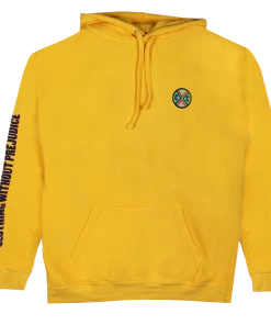 Cross Colours Circle Logo Hoodie - Yellow New Arrivals