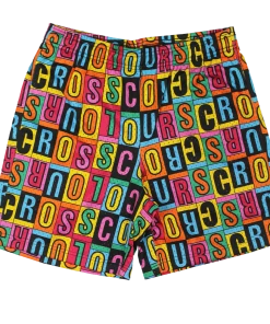 Cross Colours Vintage Block Letter Shorts New Arrivals