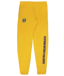 Cross Colours Circle Logo Joggers - Yellow New Arrivals