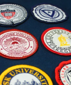 Cross Colours X HBCU Patches T-Shirt - Navy New Arrivals 9 Cross Colours X HBCU Patches T-Shirt - Navy New Arrivals