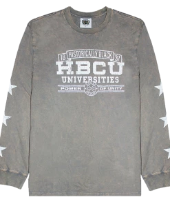 New Arrivals Cross Colours Power In Unity L/S T-Shirt - Mineral Grey