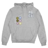 Cross Colours X HBCU Patches Hoodie - Heather Grey New Arrivals