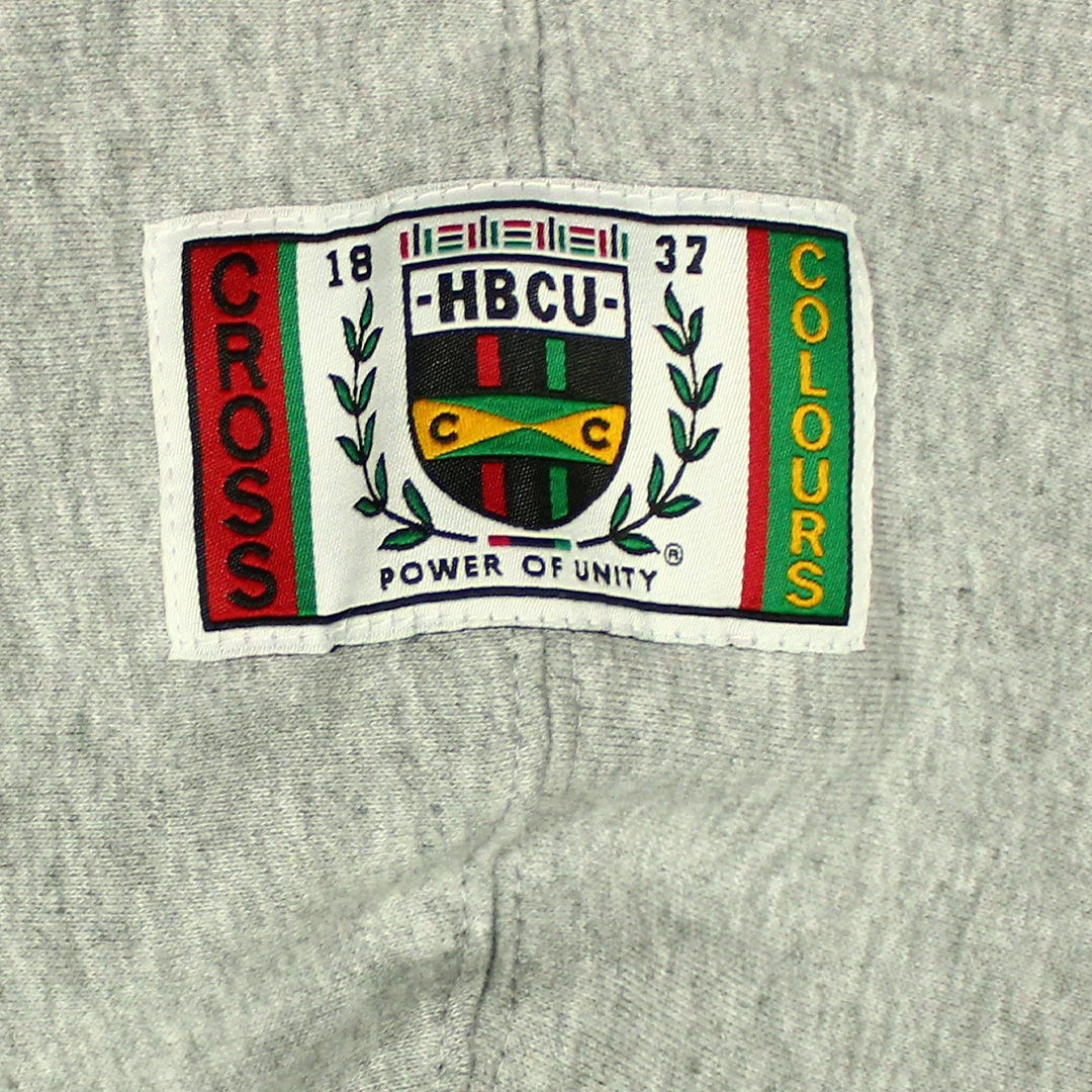 Cross Colours X HBCU Patches Hoodie - Heather Grey New Arrivals 5 Cross Colours X HBCU Patches Hoodie - Heather Grey New Arrivals