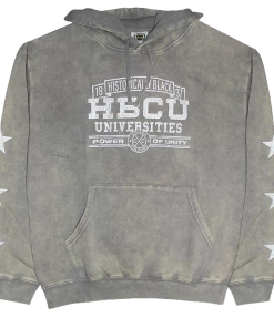 Cross Colours HBCU Power In Unity Hoodie - Mineral Grey