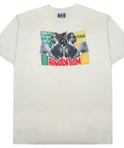 Cross Colours Black Power T Shirt - Champagne New Arrivals