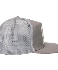 Cross Colours X Skate Nation Tribal Print Trucker Hat - Grey New Arrivals