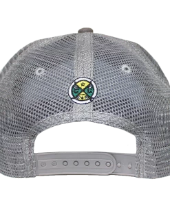 Cross Colours X Skate Nation Tribal Print Trucker Hat - Grey New Arrivals