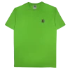 New Arrivals Cross Colours Embroidered Circle Logo T Shirt - Lime Green