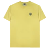 Cross Colours Embroidered Circle Logo T Shirt - Yellow