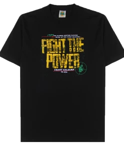 New Arrivals Cross Colours Fight The Power T Shirt - Black