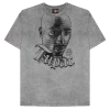 Cross Colours Tupac Stencil T Shirt - Grey Mineral New Arrivals