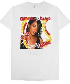 Cross Colours X Aaliyah Equality Art T Shirt - White