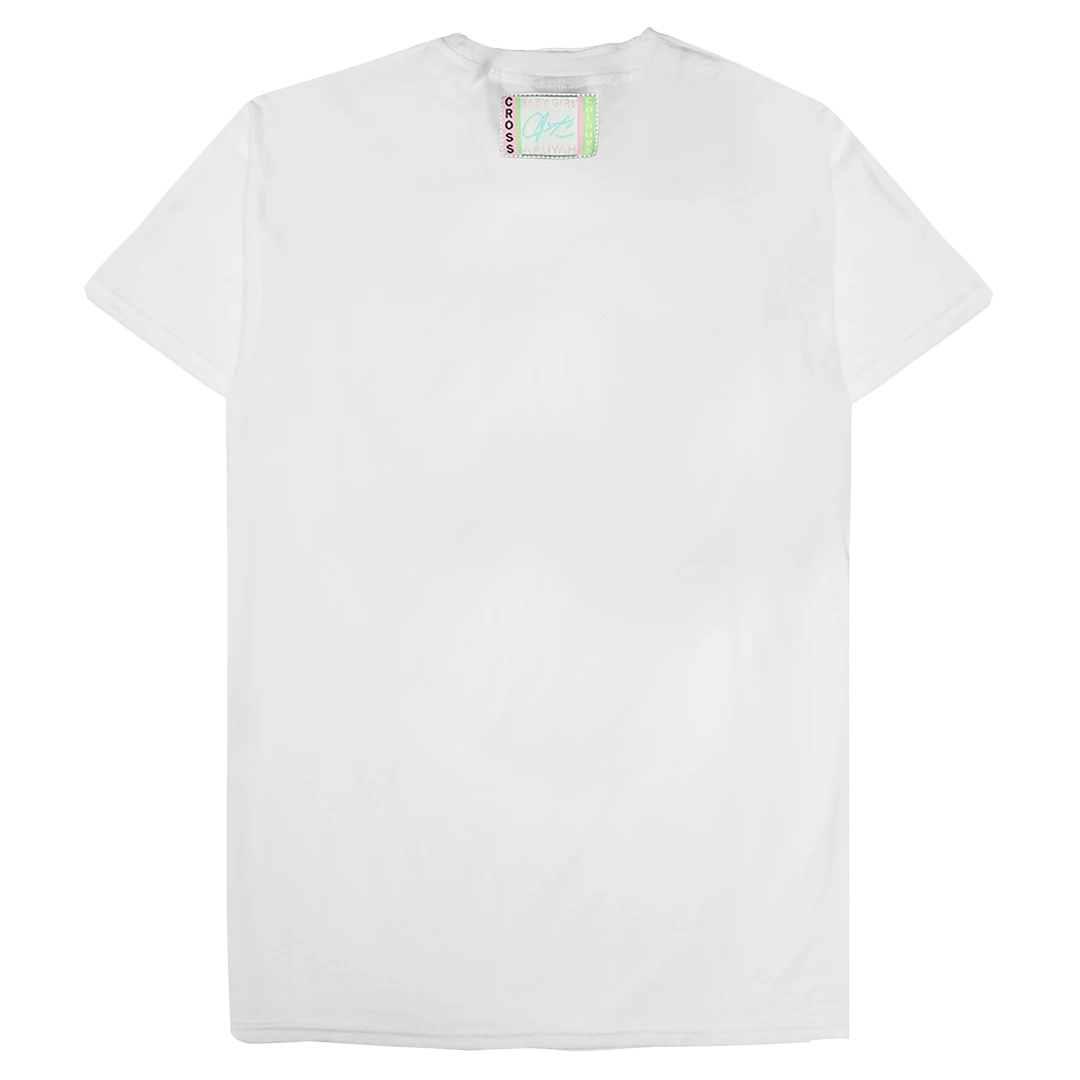 Cross Colours X Aaliyah Equality Art T Shirt - White 4 Cross Colours X Aaliyah Equality Art T Shirt - White