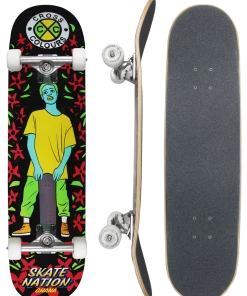 Cross Colours X Skate Nation Boy Skateboard