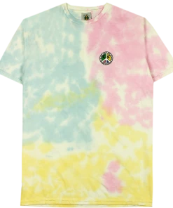 Cross Colours Black Lives For Peace T Shirt - Tie Dye
