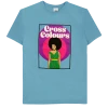 New Arrivals Cross Colours Empower The Female Culture T Shirt - Blue