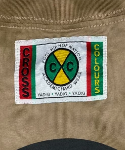 Cross Colours New Circle Logo T Shirt - Clay Crystal