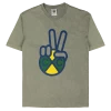 Cross Colours Peace Hand Logo T Shirt - Mineral Grey New Arrivals