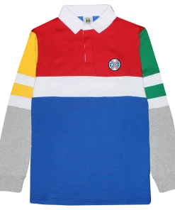 New Arrivals Cross Colours Color Block Stripe Rugby - Multi