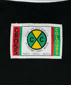 New Arrivals Cross Colours Wide Stripe Patches Rugby - Black 7 New Arrivals Cross Colours Wide Stripe Patches Rugby - Black