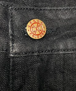 Cross Colours Love Black Lives Relaxed Drop Crotch Patch Jeans - Black New Arrivals