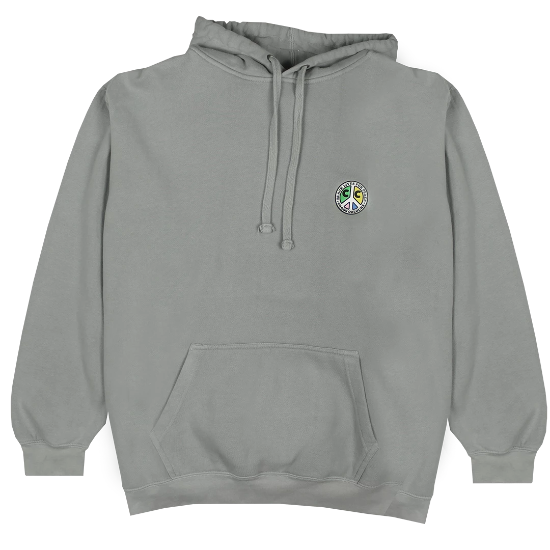 Cross Colours Black Lives For Peace Hoodie - Grey New Arrivals 3 Cross Colours Black Lives For Peace Hoodie - Grey New Arrivals