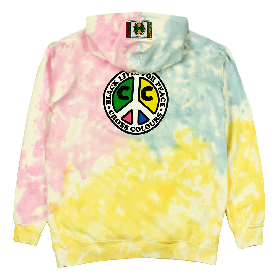 Cross Colours Black Lives For Peace Hoodie - Tie Dye New Arrivals 4 Cross Colours Black Lives For Peace Hoodie - Tie Dye New Arrivals