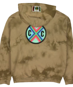 Cross Colours New Circle Logo Hoodie - Clay Crystal New Arrivals