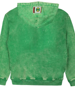 Cross Colours Peace Hand Logo Hoodie - Green Mineral