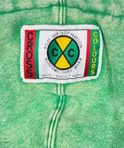 Cross Colours Peace Hand Logo Hoodie - Green Mineral