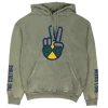 Cross Colours Peace Hand Logo Hoodie - Mineral Grey