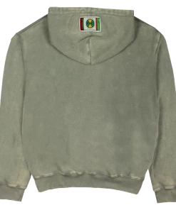 Cross Colours Peace Hand Logo Hoodie - Mineral Grey