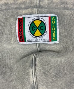 Cross Colours Peace Hand Logo Hoodie - Mineral Grey 7 Cross Colours Peace Hand Logo Hoodie - Mineral Grey