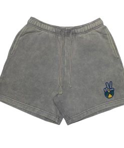 Cross Colours Peace Hand Short - Mineral Grey New Arrivals