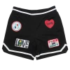 Cross Colours Patches Basketball Short - Black