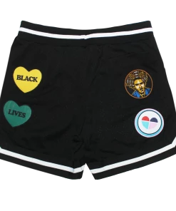 Cross Colours Patches Basketball Short - Black