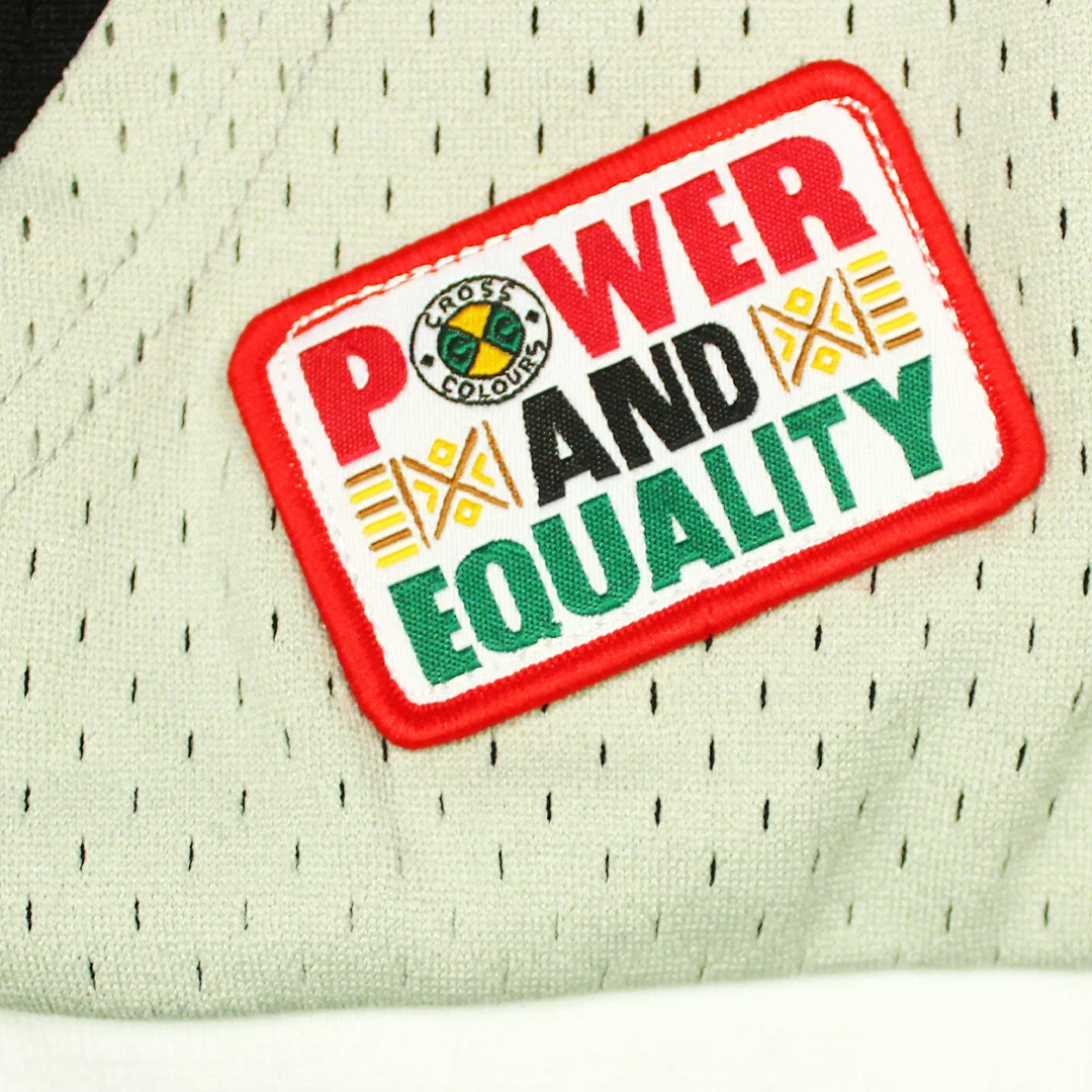 New Arrivals Cross Colours Patches Crop Zip Mesh Hoodie - Black 6 New Arrivals Cross Colours Patches Crop Zip Mesh Hoodie - Black