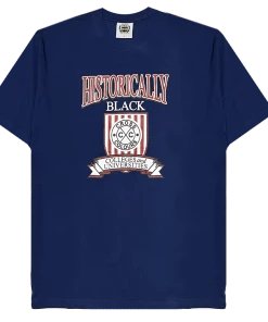 Cross Colours X HBCU Historically T-Shirt - Navy New Arrivals