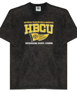 Cross Colours X HBCU Pennant T-Shirt - Black Mineral