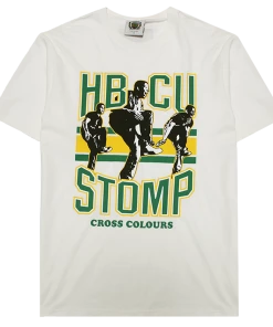 Cross Colours X HBCU Stomp Major T-Shirt - Off White