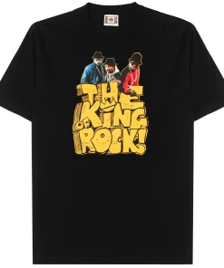 New Arrivals Cross Colours X Run DMC King Of Rock T Shirt - Black