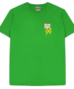 Cross Colours X Run DMC Pose T Shirt - Green New Arrivals