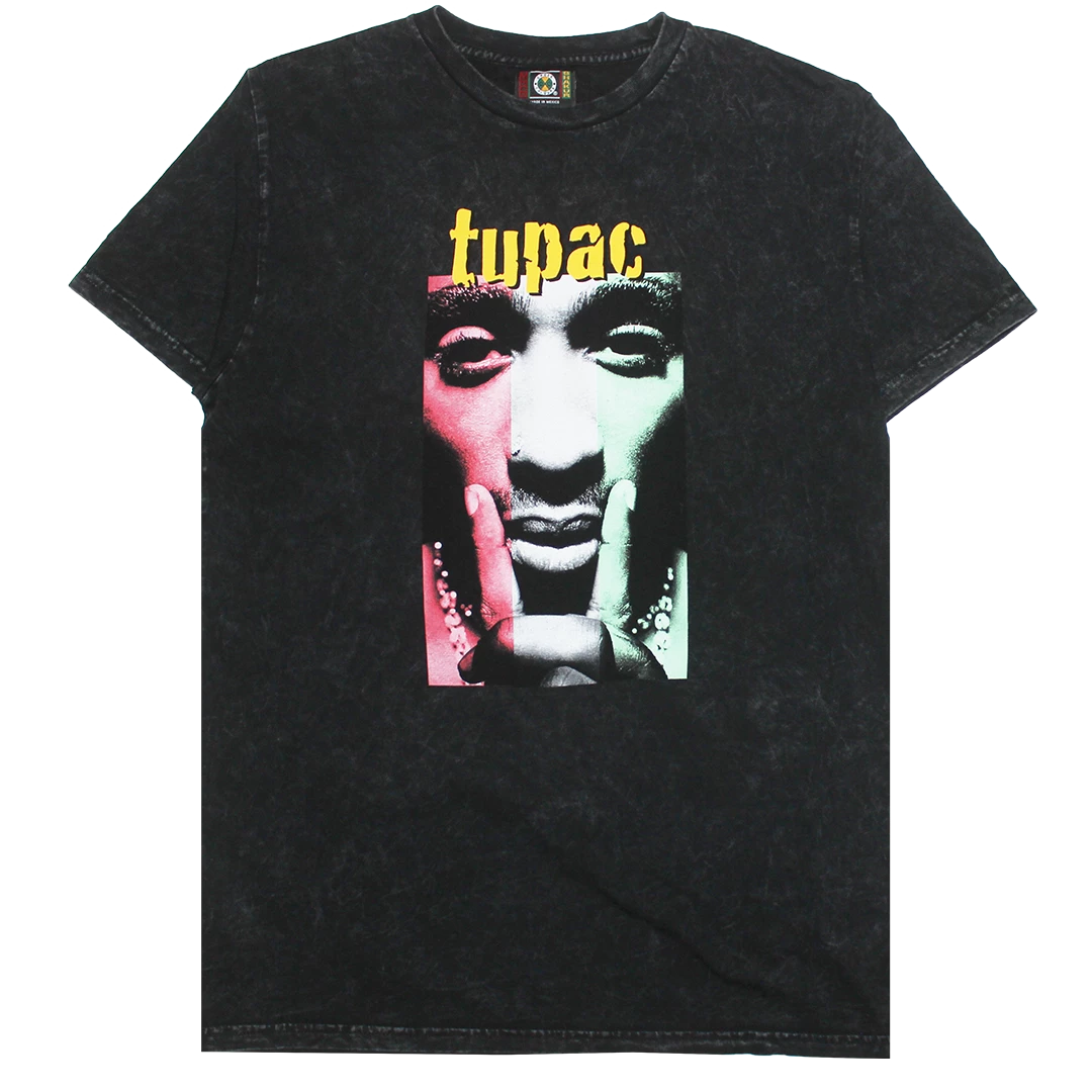 New Arrivals Cross Colours Tupac Flag T Shirt - Black Mineral 3 New Arrivals Cross Colours Tupac Flag T Shirt - Black Mineral
