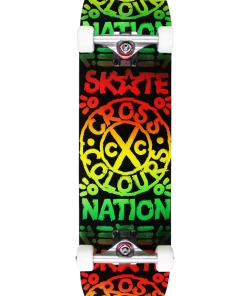 Skate Nation Ghana Cross Colours X Skate Nation Tribal Print Skateboard