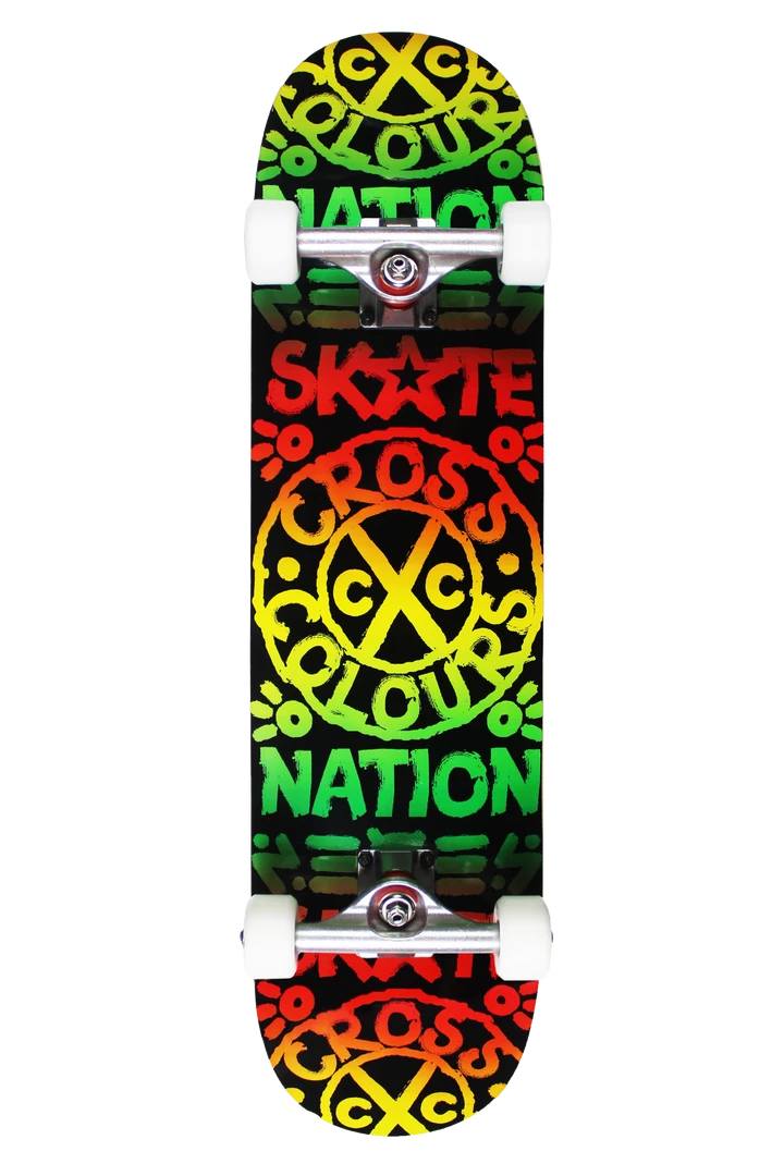 Skate Nation Ghana Cross Colours X Skate Nation Tribal Print Skateboard 3 Skate Nation Ghana Cross Colours X Skate Nation Tribal Print Skateboard